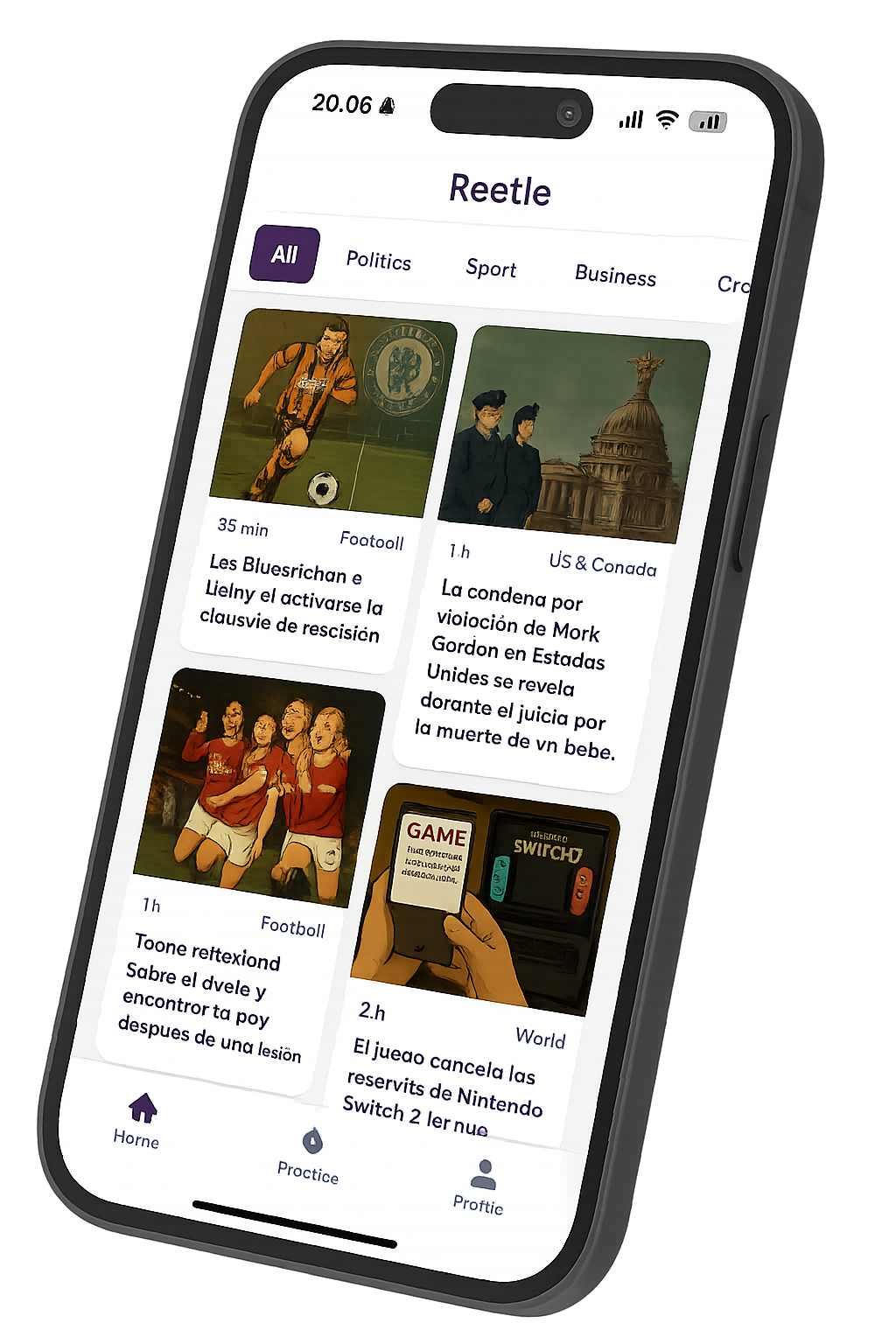 Reetle App Screenshot